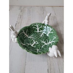 Maxcera cabbage Easter Bunny Bowl dish‎ Decor home
